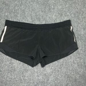 Lululemon Shorts Womens Size 10 Black Lined Running Beach